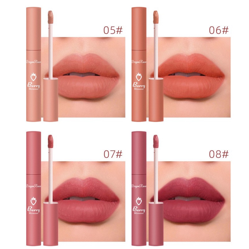 Son Kem Lì Lâu Trôi Chống Dính Cốc 12 Màu Sắc Tùy Chọn