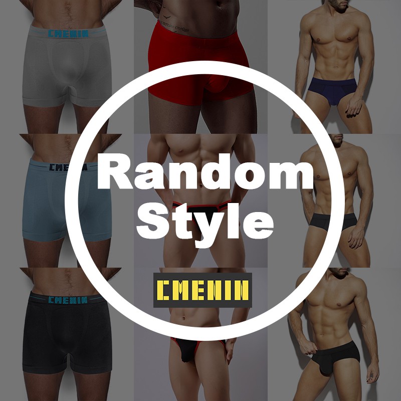 Lucky[CMENIN] Ins Style Quick Dry Cotton Sexy Men Jockstrap Mesh Underwear Comfortable 2020 New male boxers