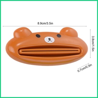 Animal Toothpaste Cream Squeezer Multipurpose Toothpaste Squeeze Roll for Kids Frog Panda Bear Pattern Tube jiwvn jiwvn