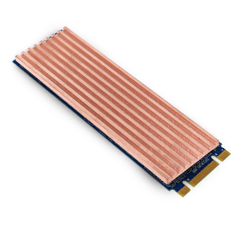 Tấm tản nhiệt bằng đồng nguyên chất cho M.2 2280 Pci-E Nvme Ssd 2 / 3 / 4mm