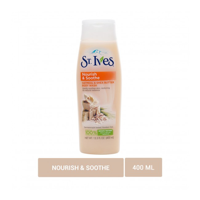 Sữa Tắm St.Ives Yến Mạch Và Bơ 400ml	 Oatmeal & Shea Butter Body Wash