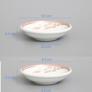 Đĩa chấm sứ 8.5 cm Chuankuo hoa 1012 cao cấp