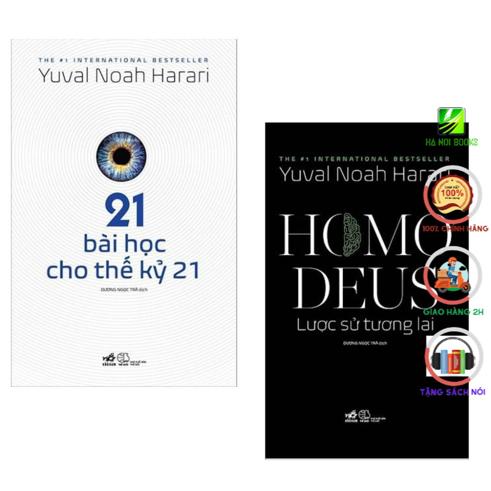 Sách - Combo Homo Deus-Lược Sử Tương Lai + 21 Bài Học Cho Thế Kỷ 21 [Nhã Nam]