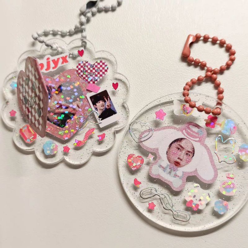 Móc khóa mica handmade