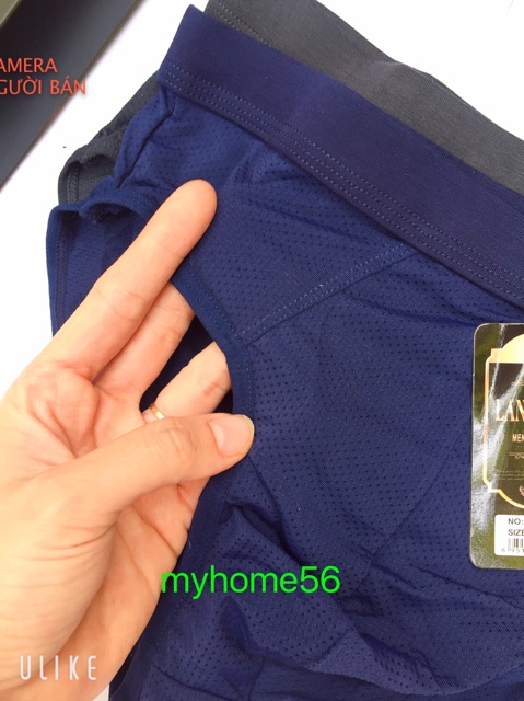 10 quần lót nam , quần sịp nam thông hơi lỗ nhỏ cao cấp 403
