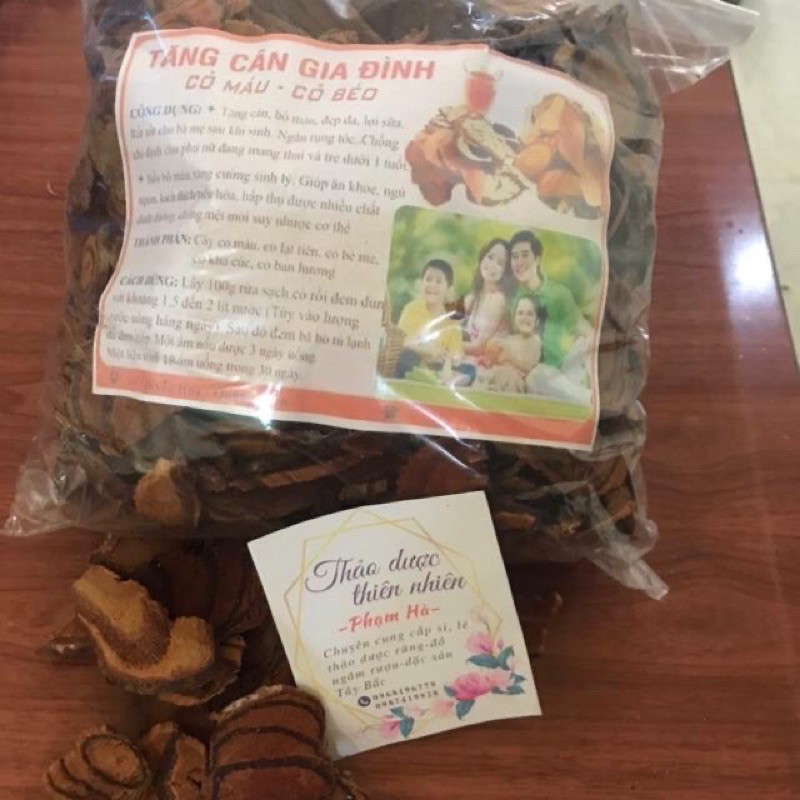 Cỏ máu tăng cân gia đình nguyên chất 100% 1kg
