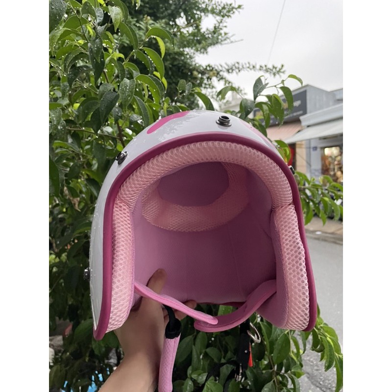 NÓN BÒ SỮA HỒNG KÈM LÓT HỒNG SIÊU CƯNG