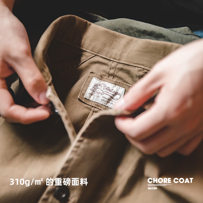 Áo khoác MADEN có túi phong cách Mỹ 1920 retro thời trang trẻ trung dành cho nam