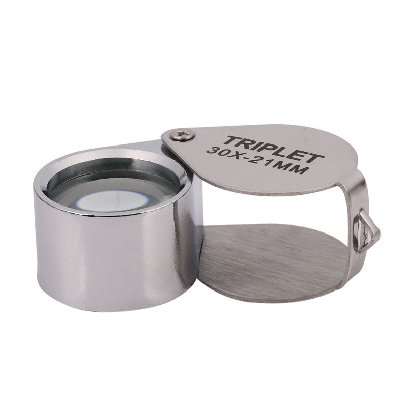 Kính Lúp Phóng Đại Trang Sức 30x Power 21mm Kèm Hộp Tinh Tế