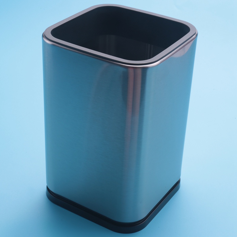 Giá Đỡ Dụng Cụ Ăn Uống Bằng Thép Không Gỉ Hình Chữ Nhật Kích Thước 17X11cm