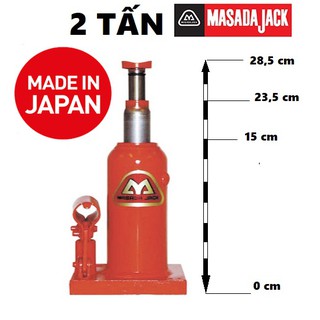 Kích thủy lực nhật masada 2 tấn