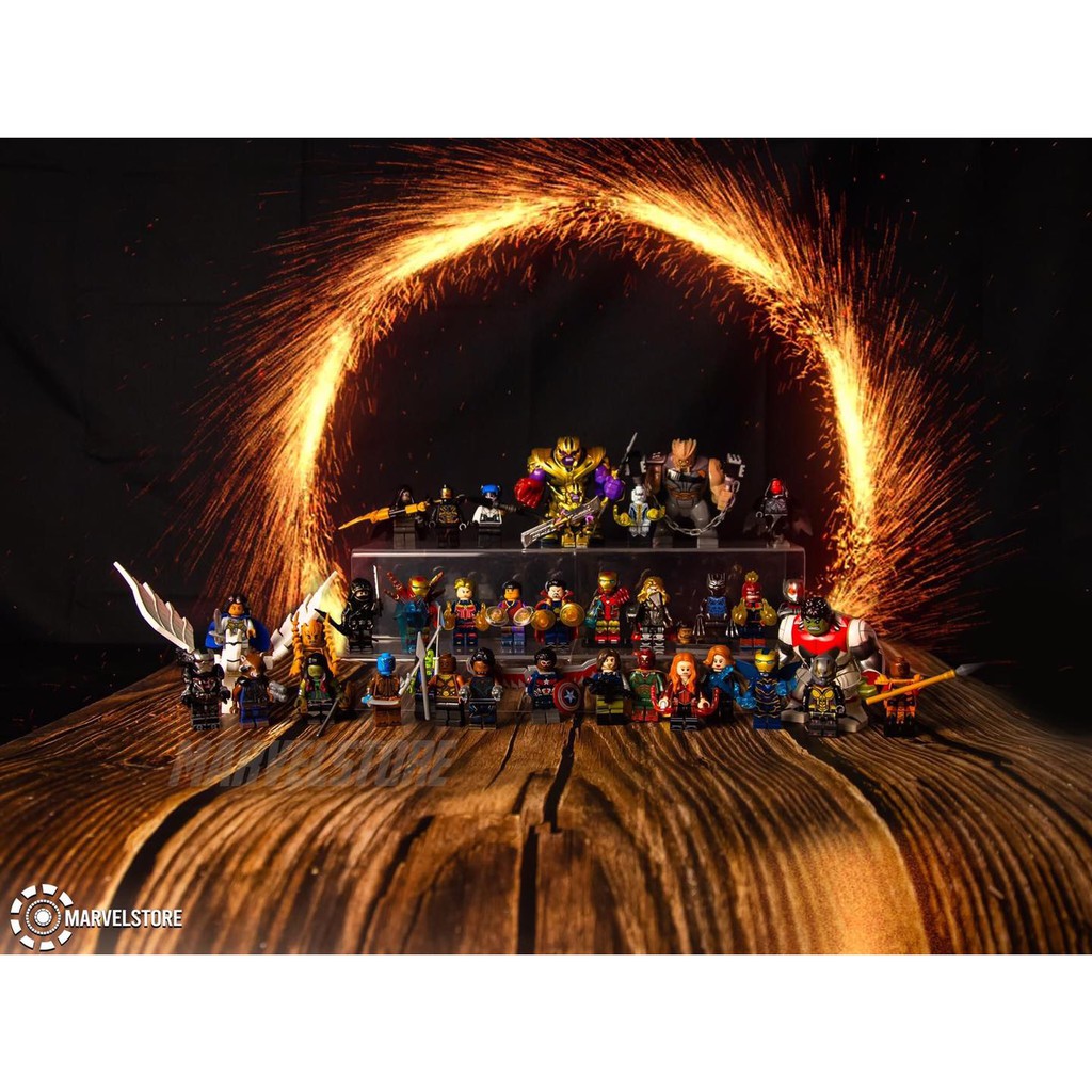Lego Thanos mô hình Marvel bộ sưu tập mini figure