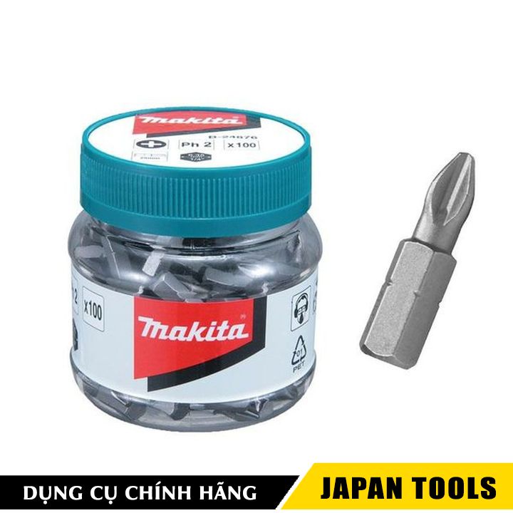 Mũi vặn vít PH2-25mm Makita B-24876 (1 mũi )