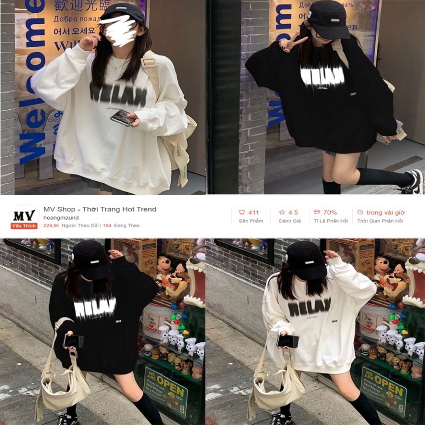 Áo Khoác nỉ HOODIE  UNISEX Nam Nữ Chất Vải Dày Dặn Ấm Áp . MÃ ÁO RELAX .