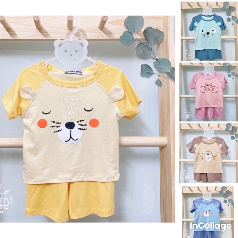 mềm mịn mát gắn tai gấu