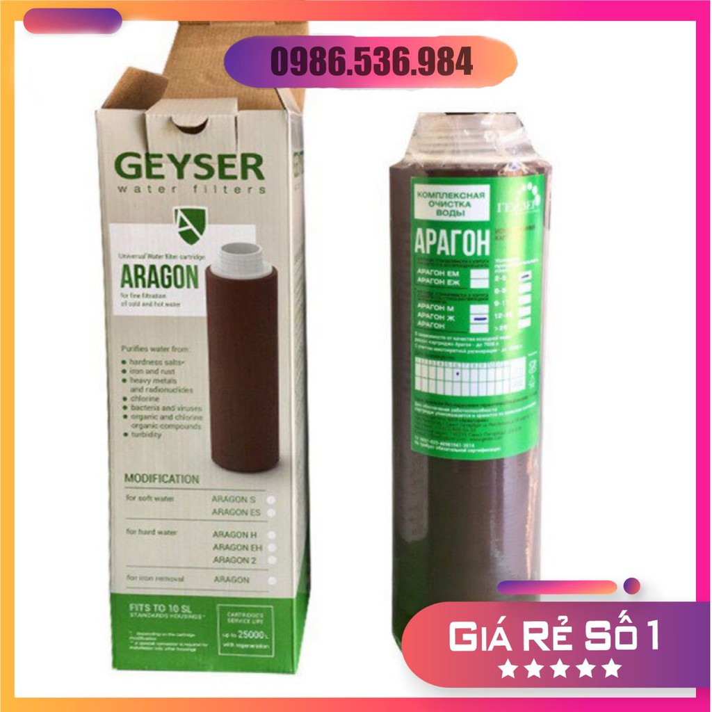 Lõi Aragon Cho Máy Lọc Nước Nano Geyser ♥️ Lõi Lọc Số 3 Máy NaNo ♥️ Lõi Aragon Chính Hãng | BigBuy360 - bigbuy360.vn