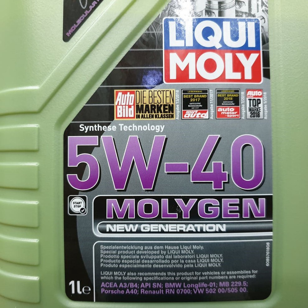 Dầu Nhớt Xe Tay Ga Liqui Moly 5w40 MolyGen 1L