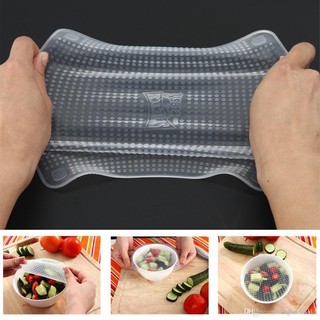 Bộ 4 Màng Bọc Thực Phẩm Silicon Stretch&Fresh