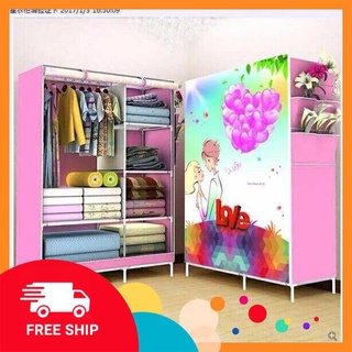 [FREE SHIP] Tủ vải cao cấp 3D 2 buồng cao cấp