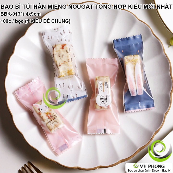 BAO BÌ TÚI HÀN MIỆNG KẸO NOUGAT 4x9CM TỔNG HỢP KIỂU MỚI 2022 SIÊU HOT LÀM QUÀ TẶNG CÁC DỊP LỄ TẾT NĂM MỚI BBK-0131