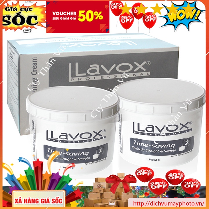 Kem Duỗi Tóc, Kem Ép Tóc LAVOX 500ML VÀ 1000ML Giúp Tóc Mượt Mà Chắc Khỏe Duỗi Thẳng Không Sơ Rối