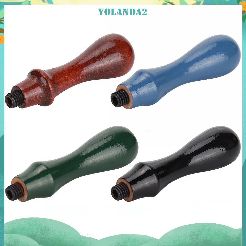 Tay Cầm Gắn Con Dấu Bằng Gỗ Phong Cách Cổ Điển