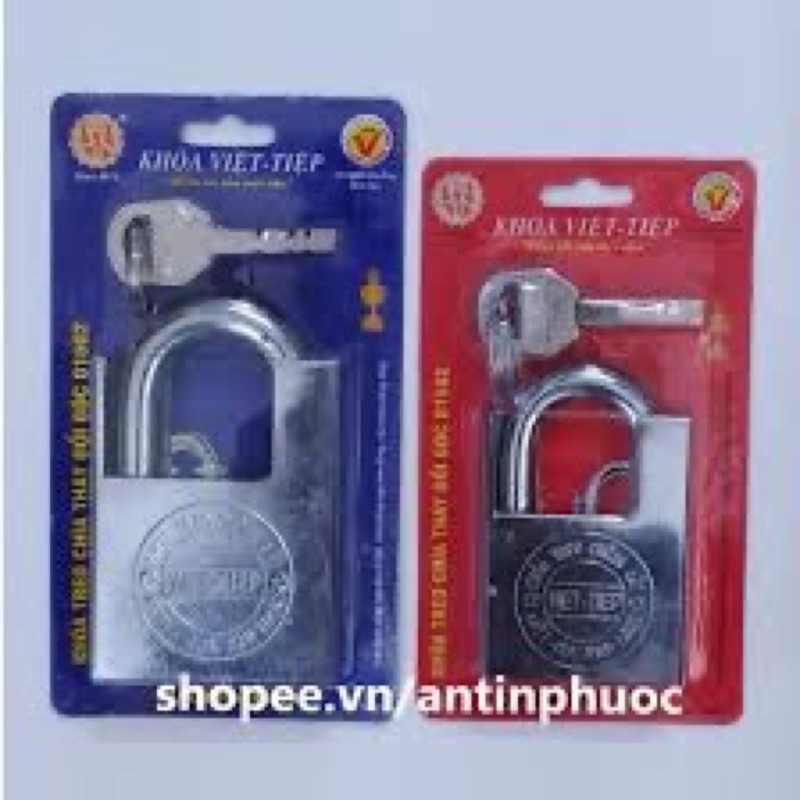 Khóa treo chống cắt VIỆT TIỆP 5p, 6p nhập cam kết chất lượng.....