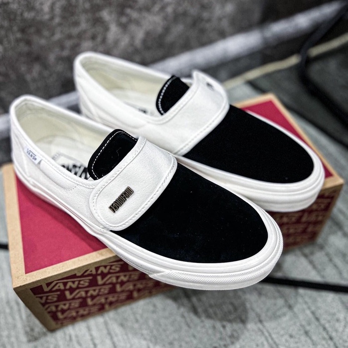 GIÀY VANS FEAR OF GOF FOG SLIPON LÓT DA LAI AU