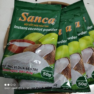 Bột cốt dừa gói 50g thơm ngon tiện dụng
