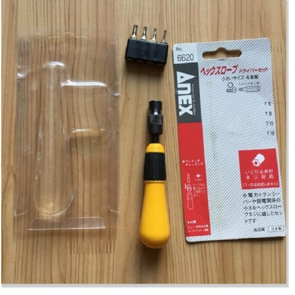 Bộ vít đa năng tự động kèm mũi vít No.6620 Anex