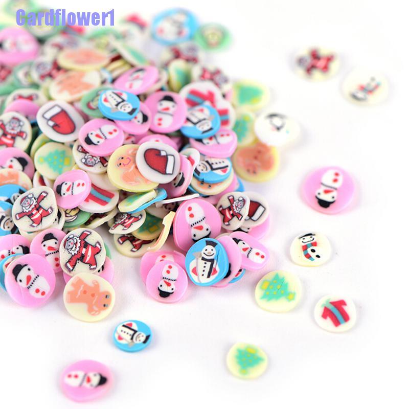 [Hàng mới về] Set 250 sticker đất sét polymer trang trí móng xinh xắn