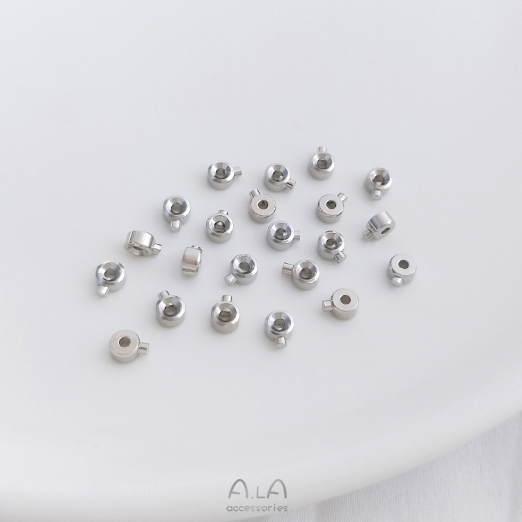 █diy゜14k●1 Miếng°Khóa Kẹp Cố Định Vòng Tay / Dây Chuyền Mạ Vàng 14K 18K diy