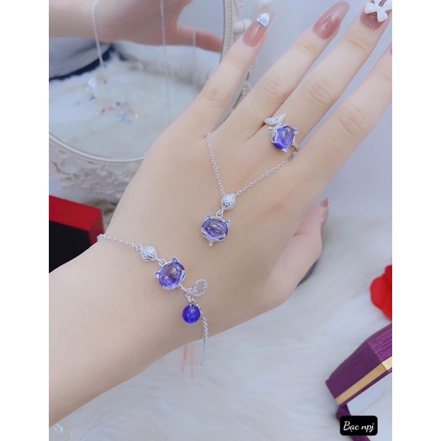 Bộ hồ ly phong thuỷ đủ màu theo mệnh , Hồ ly mang lại may mắn , tình duyên, tài lộc- bạc BNP