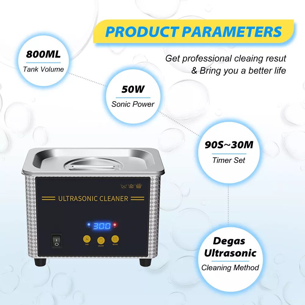 Máy rửa siêu âm Ultrasonic Cleaner 0.8L