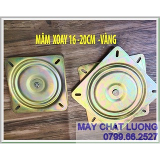 Mâm xoay 160, 200mm -vàng - cho ngành mộc