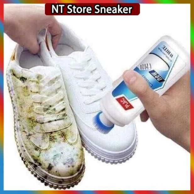 Nước Vệ Sinh Giày Plac MINSU 100ml 🔥Đầu Cọ Làm Sạch Giày Đánh Bay Vết Bẩn,Vết Ố Vàng Mà Không Cần Giặt