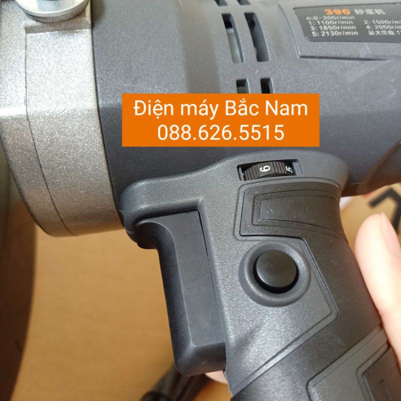 Máy xoa vữa, xoa hồ, trát tường RUTE cầm tay bằng điện thiết kế bàn xoa phi 390mm công suất 850W dùng được nhiều bề mặt