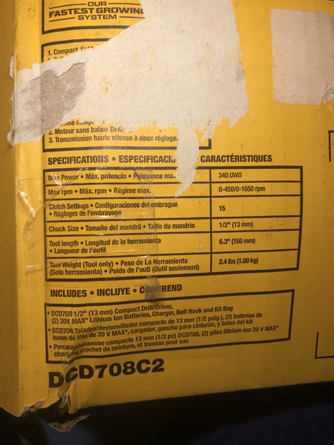Dewalt khoan ko than dcd708