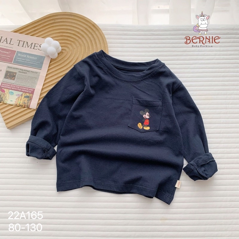 Áo thun Bernie in hình micky chất cotton cho bé 9-23kg-22A165