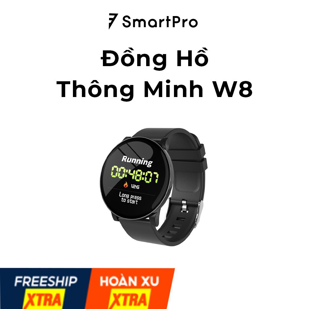 W8 Đồng Hồ Thông Minh ⌚[Rẻ Vô Địch]⌚ Smartwatch Thể Thao - Theo Dõi Sức Khỏe - Đo Nhịp Tim - Cài Ứng Dụng - Wearfit 2.0