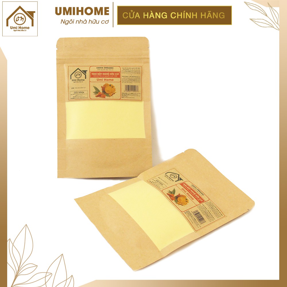 Tinh bột Nghệ hữu cơ UMIHOME nguyên chất | Turmeric powder 100% Organic 35G | BigBuy360 - bigbuy360.vn