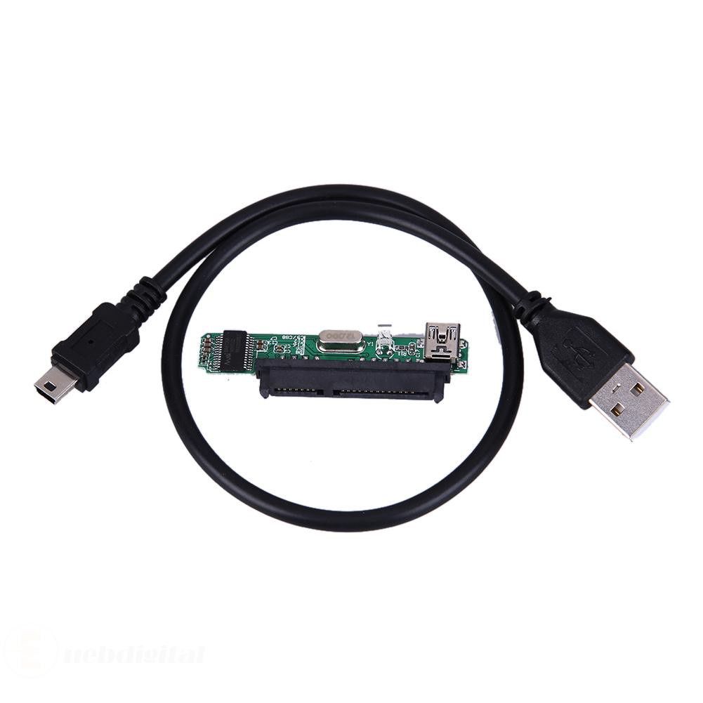 Bộ Chuyển Đổi 2.5 "Sata Female Hdd Ssd Usb 2.0 Sang 7 + 15pin Sata | BigBuy360 - bigbuy360.vn