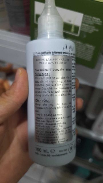 DƯỠNG LÀM SẠCH GẦU HELEN SEWARD 6F PURIFYING FRUID 100ML