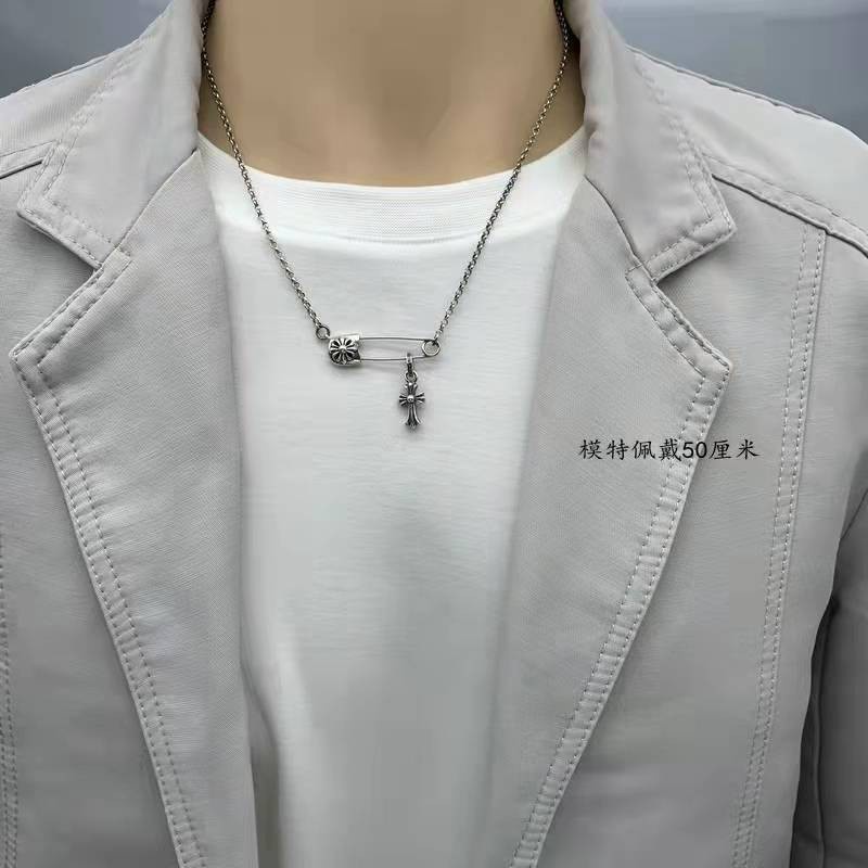 Vòng Cổ Dây Chuyền Chrome Hearts Ghim Dành Cho Nam Nữ