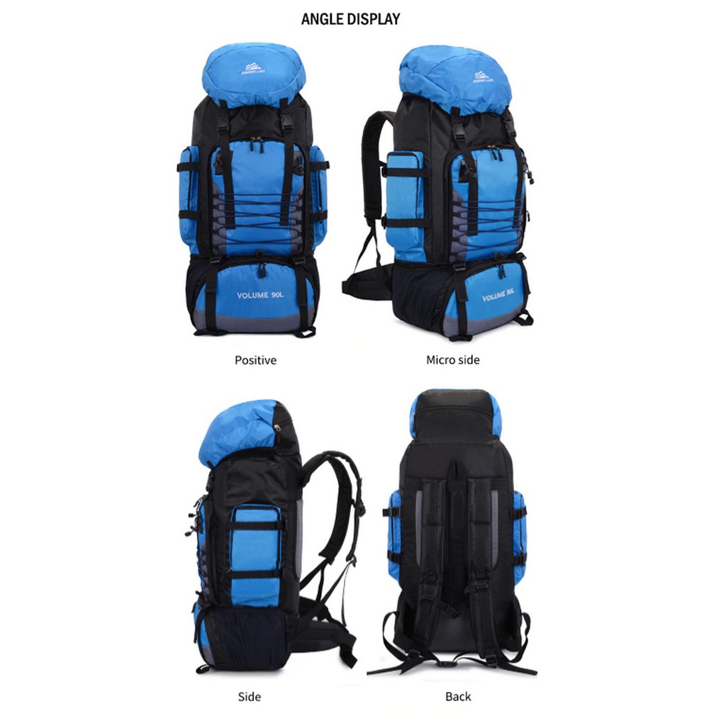 Ba lô đi phượt du lịch 90L SigmanLion®️ Backpack SuperXXL - Home and Garden