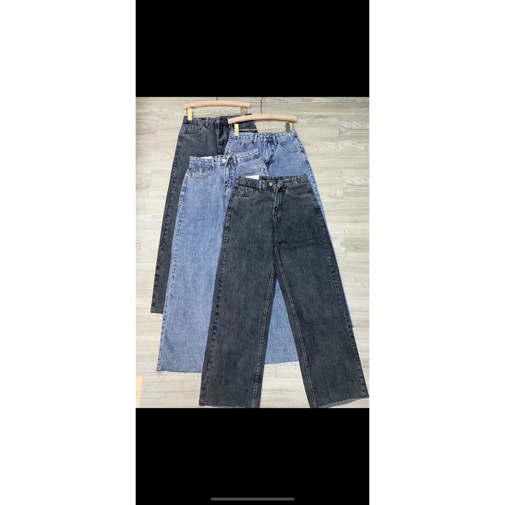 Quần jeans ống xuông nữ