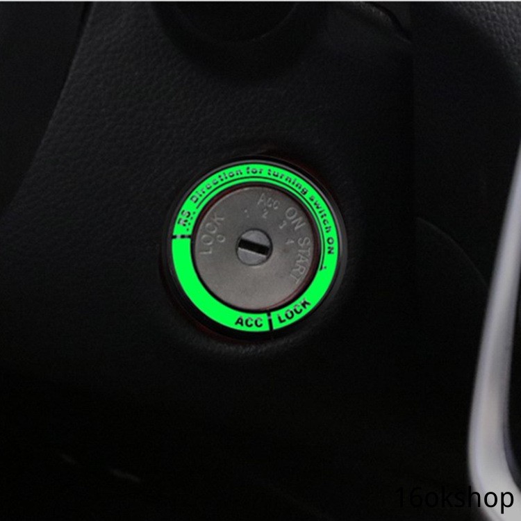 Miếng dán phát quang dán trang trí ổ khóa xe hơi độc đáo