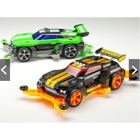Mô hình xe đua lắp ráp chạy bằng pin Mini 4WD HEXAGONITE BLACK SPECIAL (MA CHASSIS)  95565 TAMIYA