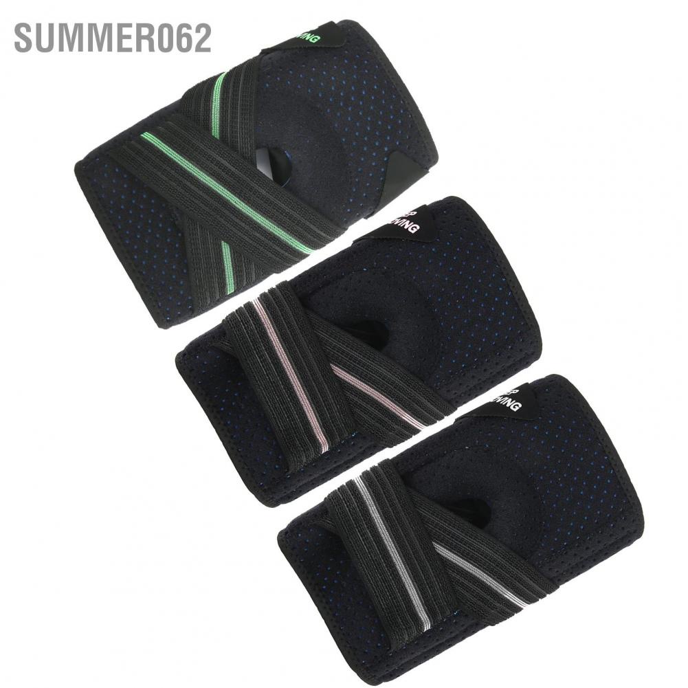 Summer062 Sports Knee Protective Brace Running Joint Support Silicone Pad Compression Sleeve