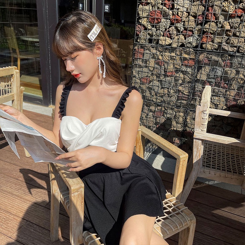 Bộ đồ bơi một mảnh LOCO FISH lưng cao ôm eo phong cách mới cho nữ